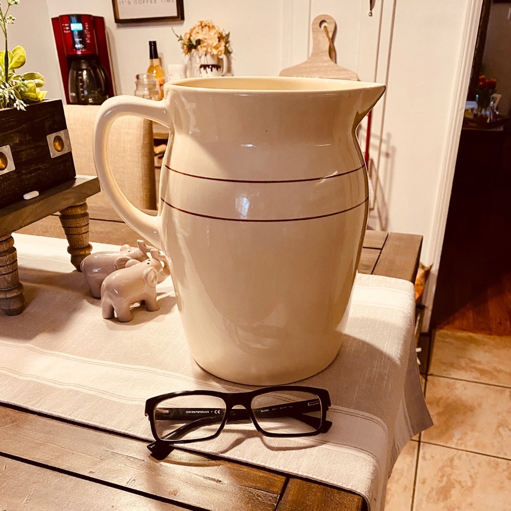 Ceramic  pitcher